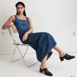 SOLD Black mule heels